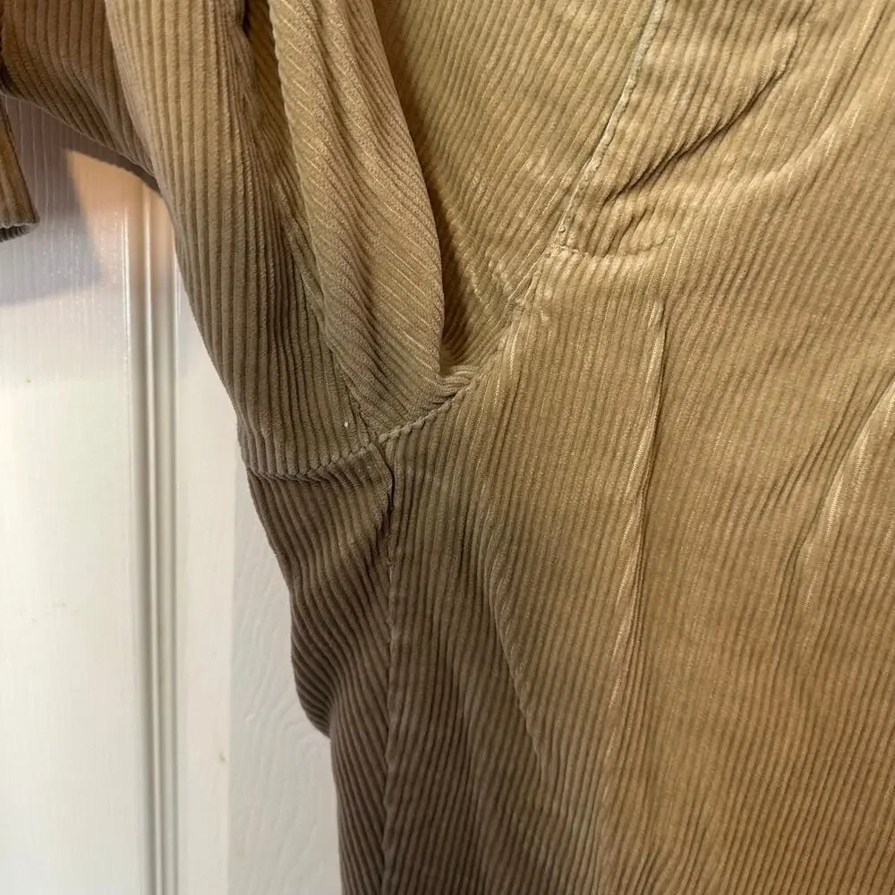 Polo Ralph Lauren Polo Cords Men’s Corduroy Pleated Trousers Size 38 Tan Preppy